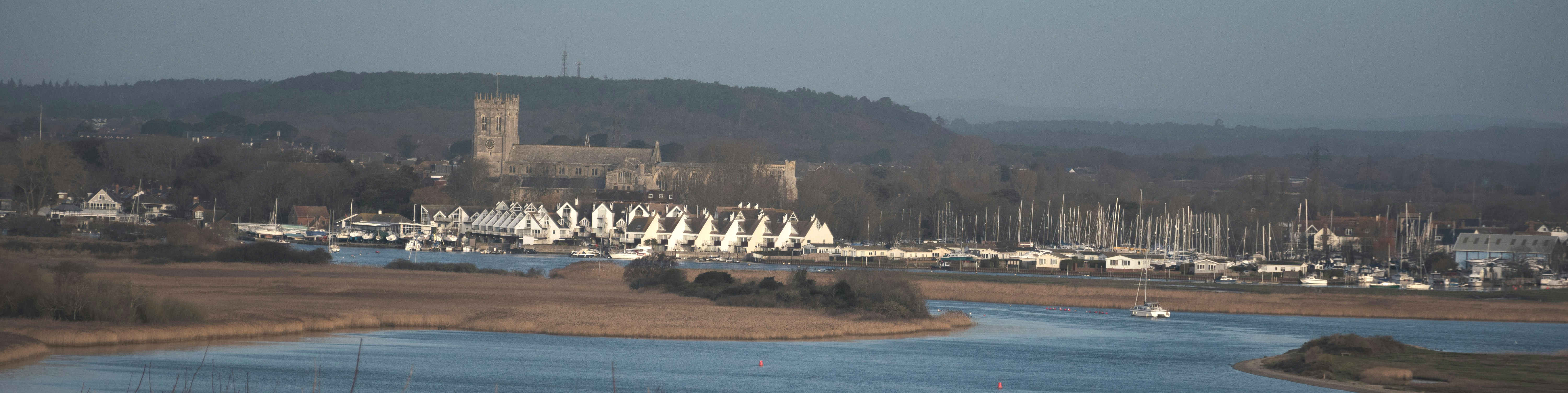 Priory view from the harbour